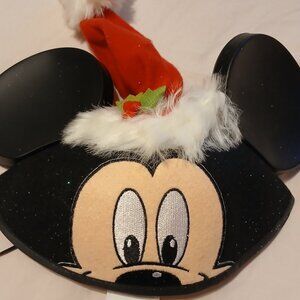 NWT ~Disney Store Mickey Mouse Christmas Santa Ears Minogrammed 'Matthew "